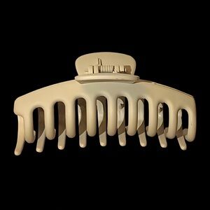 Beige 4” Hair Claw Clip